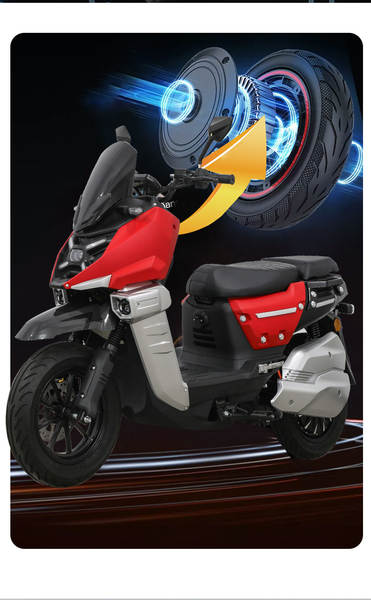 Modelos de veículos de comércio exterior de alta potência de motos elétricas de tanques para adultos de duas rodas de skateboard com suporte