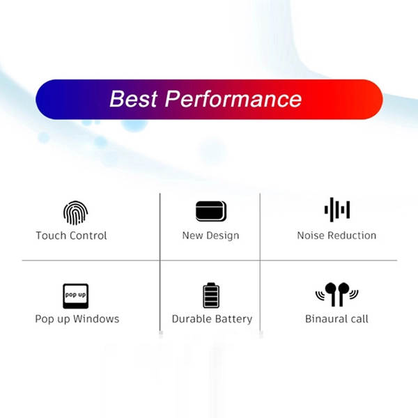 Pro4 TWS Wireless Headphone Pro5 Music Rename Earbuds5.0