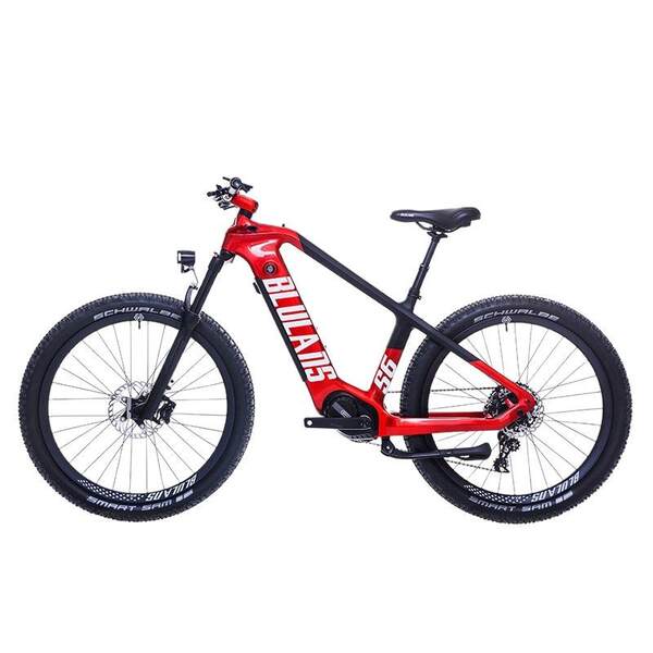 Bicicletas elétricas Lithium elétricas motores rectangulares de fibra de carbono bicicletas elétricas de montanha