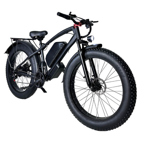 Bicicleta elétrica transfronteiriça de 26 polegadas de velocidade transfronteiriça de areia de praia de neve e montanha de bicicleta ultra-larga 4,0 pneus grandes