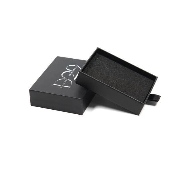 Projeto de fabricação de preto luxuoso caixa de presentes de vento simples de joalharia relógio colar pulseira caixa de presentes de embalagem de prata quente