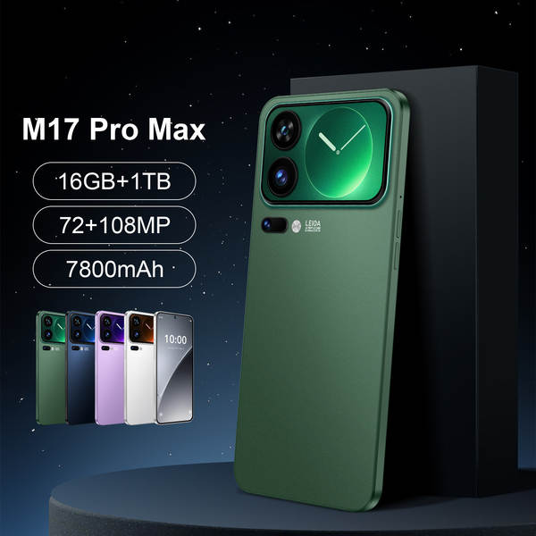 Novo M17 Pro Max telemóvel transfronteiriço grande ecrã 3+16G real 4G comércio exterior telemóvel inteligente venda rápida