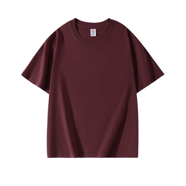 Guangdong Ware 2025 Verão limpo e fresco 695#220 gramas de algodão puro de ombro curto T-shirt 14 cor