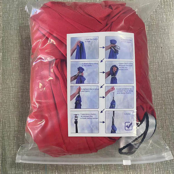 Dupla camada elástica de camas para crianças em casa e fora de casa Yoga de outono no ar Camas de yoga coloridas de tecido elástico de camas fabricante