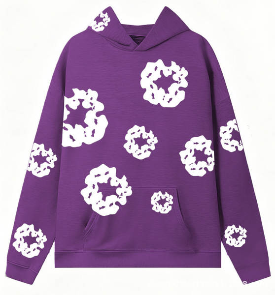 Conjunto de Moletom com Capuz e Impressão