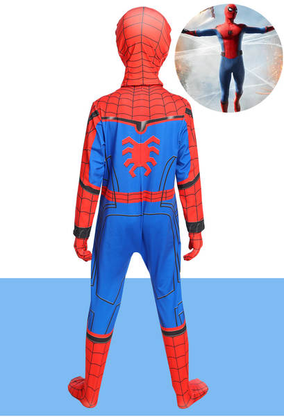 Traje de Cosplay do Homem de Ferro e Spiderman para Criança