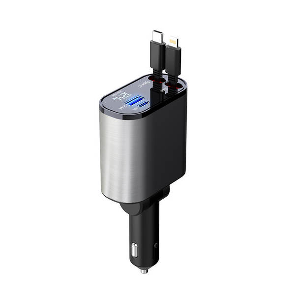 Aplicável ao carregador de carro da Huawei para celular com suporte ao protocolo de 120W Super Carregador Rápido Escondido
