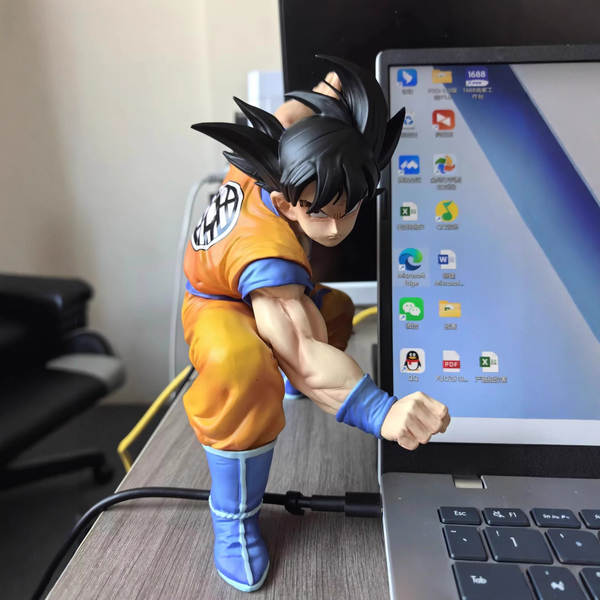 Estatua de Luta Goku e Vegeta