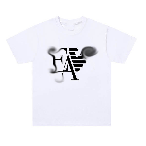 Camiseta Masculina Curta de Algodão