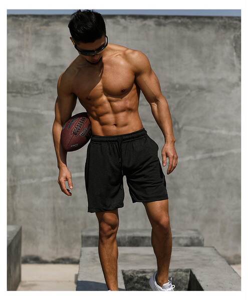 Calças de esporte masculino corrida ginástica rápida suíte relaxante verão relaxante treino de basquete areia três cinco calças