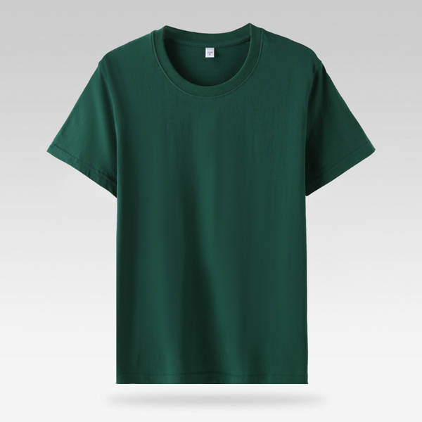Vestido de algodão puro T-shirt homem impressão de mangas curtas Vestido de negócios de verão de anúncio de cultura T-shirt impressão de logotipo