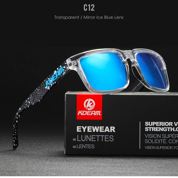 Óculos de sol KDEAM clássicos para homens e mulheres KD332