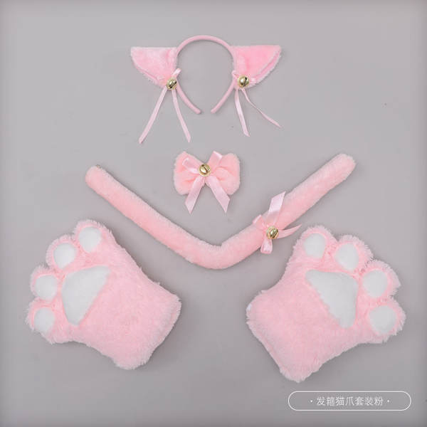 Guarda-chuva para gatos com as mãos vermelhas, gatos com as unhas vermelhas