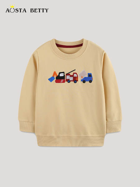 Moletom infantil estampado com carro