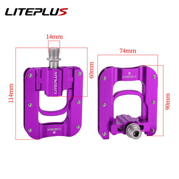 LITEPLUS carrinho dobrável de três patas dobrável para pedestres de bicicleta pedestres antideslizantes P8