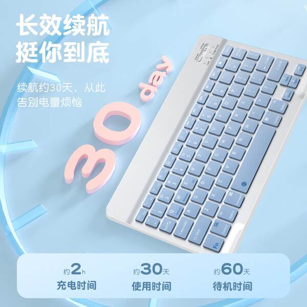Bluetooth teclado celular tablet computador portátil universal teclado sem fio mouse kit para iPad Huawei Mi