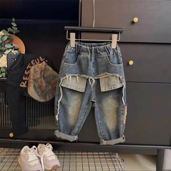 Calça Jeans Infantil Roto