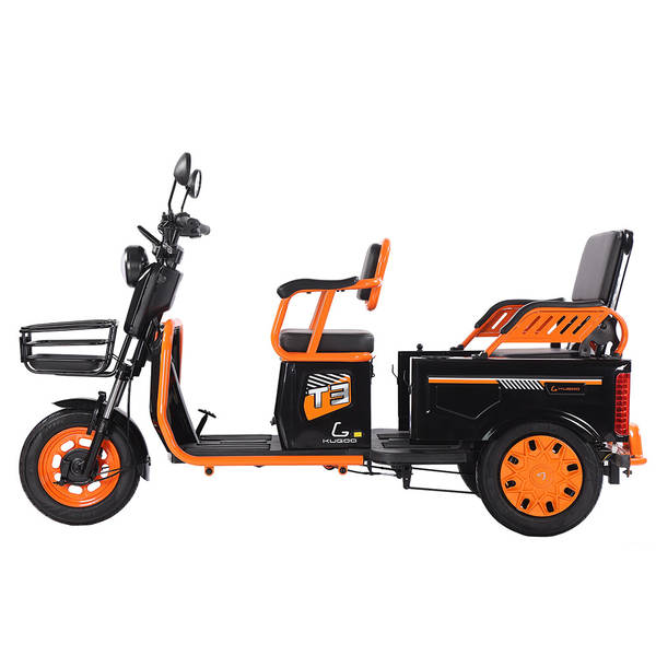 KUGOO T3 triciclo elétrico 500W 60V 60KM faixa de rodagem motorizada triciclo 3 rodas