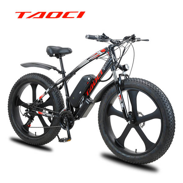 Bicicletas de aço de carbono de 26 polegadas de alta velocidade de 48V de assistência de praia 4 0 pneus snowmobile