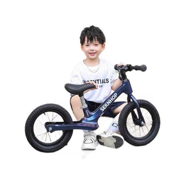 Carro de equilíbrio para crianças sem pé 2-8 anos de idade Caminhão para bebês 2 em 1 de 14 polegadas Caminhão escolar Caminhão para crianças adultos de 16 polegadas