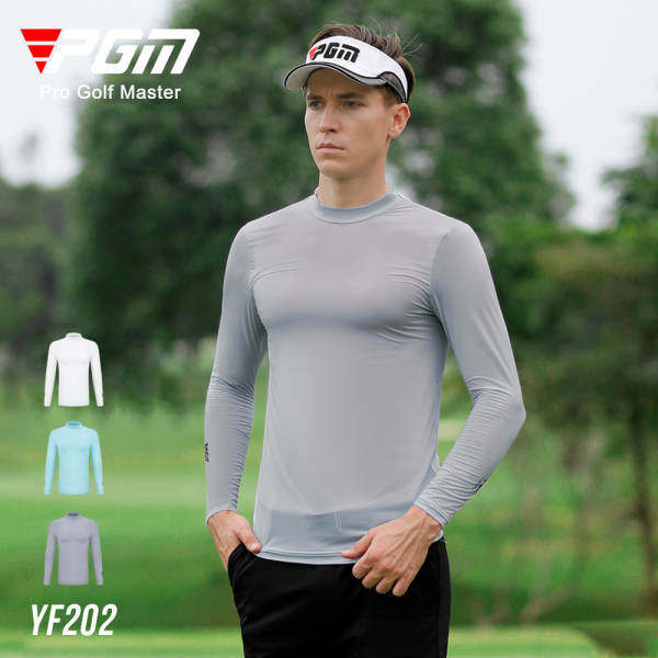 PGM fornecedor direto de camisa de golfe para homens camisa de longas mãos para homens camisa de verão gelado de proteção solar