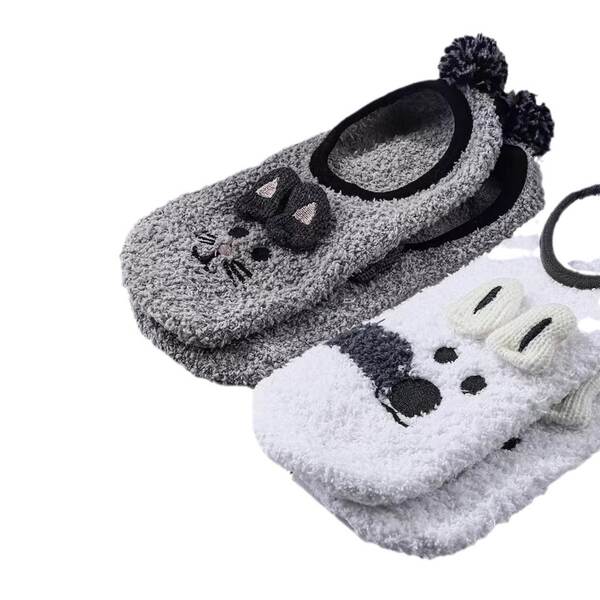 Meias de Inverno Antiderrapantes Femininas
