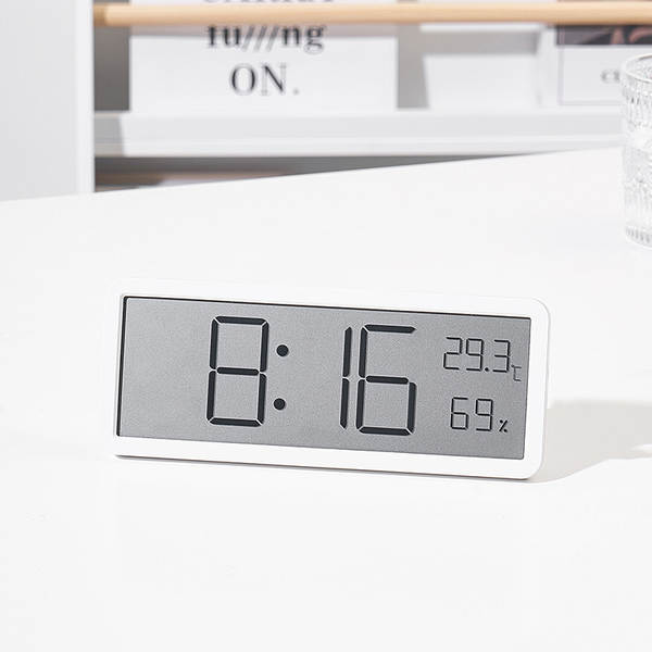 INS Relógio simples de tela grande sala de estar pendurar relógio temperatura de umidade relógio criativo relógio moderno pendurável YD106