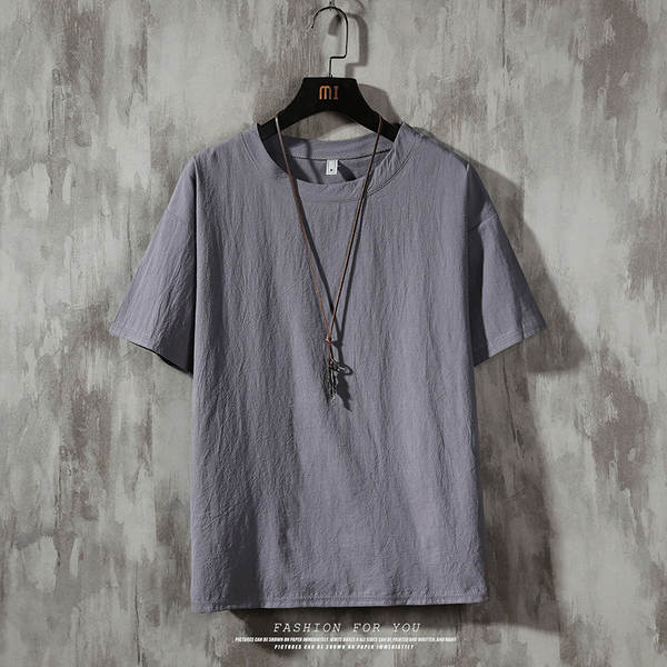 Camiseta masculina curta