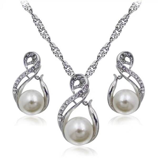 Nova coleção de jóias transfronteiriça de personalidade feminina de moda de diamante de água colar de diamante anel de orelhas acessórios de relógios