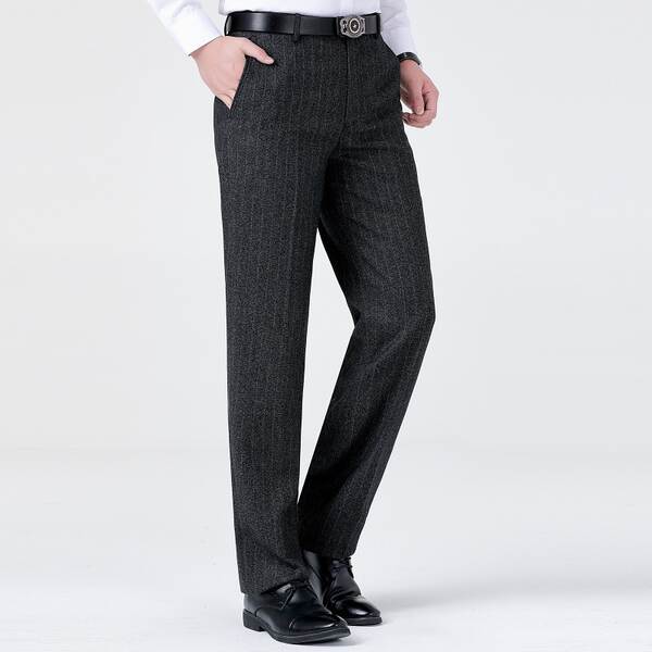 Calça social masculina de lã