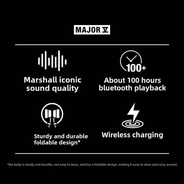Marshall Major V On-Ear Wireless Bluetooth Headphone