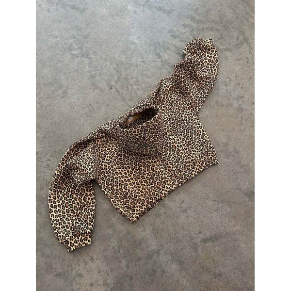 Moletom com estampa de leopardo