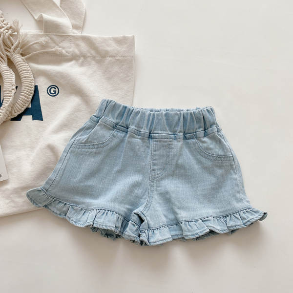 Shorts de jeans para menina