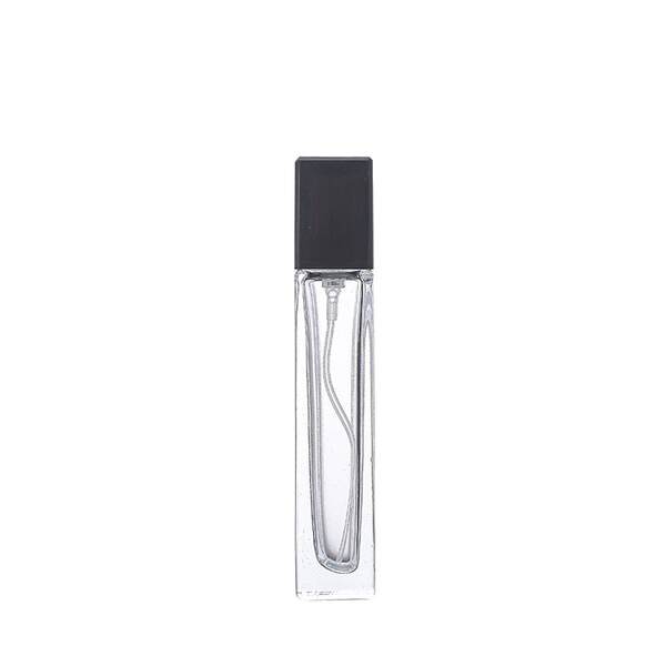 garrafa de perfume de vidro simples 5ml de cosméticos distribuição de garrafa de pulverização de pressão de garrafa pequena portátil de garrafa em branco