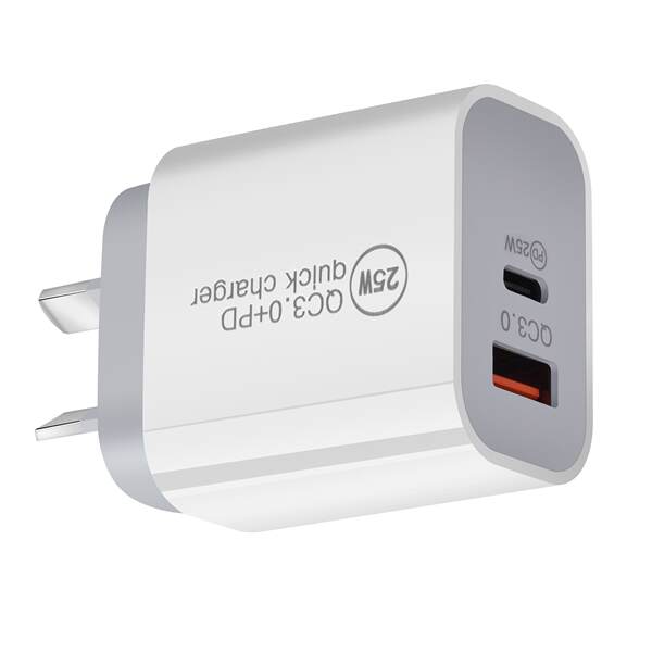 Carregador PD 20W Duplo Porte PD+QC3.0 Carregador Amazon SAA A+C Duplo Porte Carregador PD