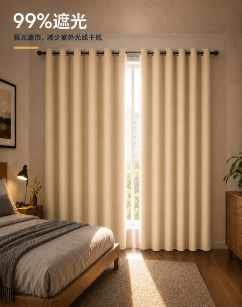 Cortinas de alta iluminação perforadas de isolamento solar do quarto para uso doméstico cortinas simples transfronteiriças grossistas