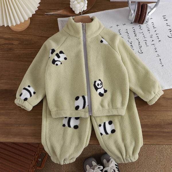 Conjunto de pijama infantil aquecido