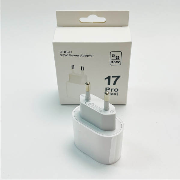 Cabeça de carregamento transfronteiriça de 35W para a Europa e os EUA para o novo carregador de iPhone 17 da Apple