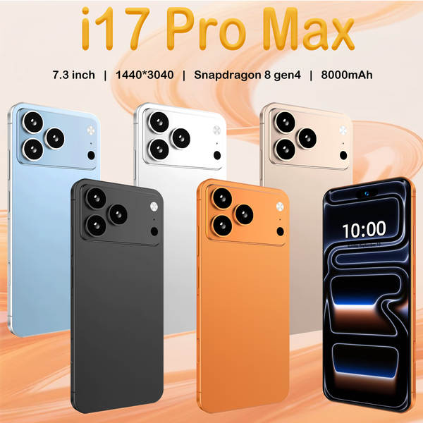 Cugo Cross Border Smartphone i17 Pro Max Botão lateral 3+64 Android 15 tela 7.3 4G Cash