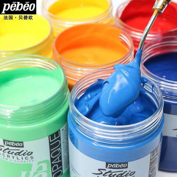 Pintura de bebê de propileno 100/250/500ML semi-silenciosa para estudantes de beleza profissional de pintura de mão
