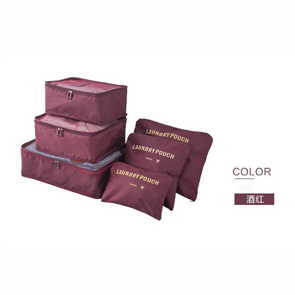 Kit de Organização de Viagem 6 Peças