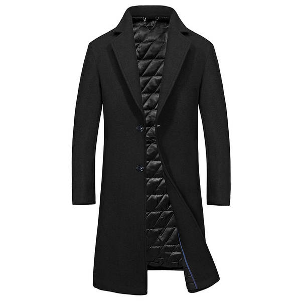Casaco de lã masculino