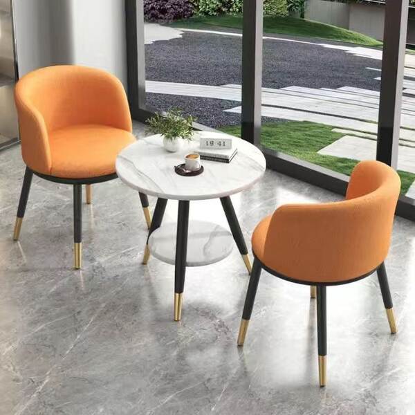 Balcão Cadeiras de mesa de lazer Red Red Red simples barato moda cadeira de vento nórdica cadeira de mesa moderna combinação kit transfronteiriço