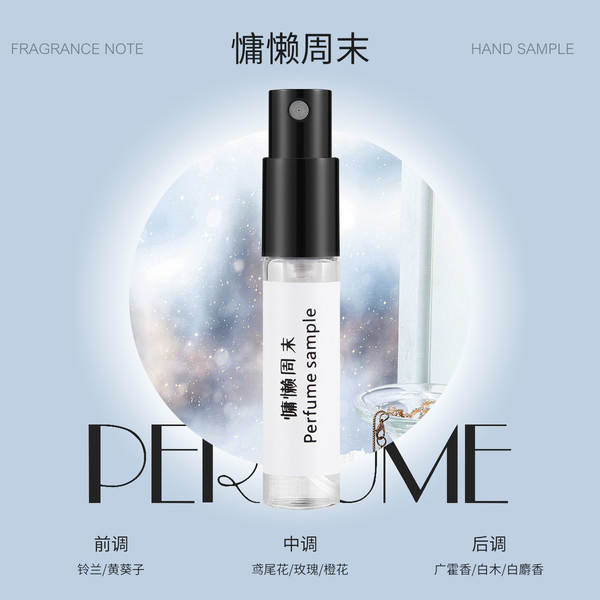 3ml Pequeno Perfumado Q Versão Cartão de Teste Homem Dama Permanente Natural Fragrância Portátil Presente Noite de Venda ao Varejo