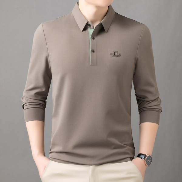 Camiseta Polo Manga Longa Masculina