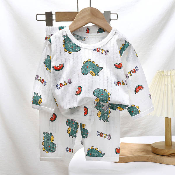 Conjunto de Pijama Infantil de Algodão