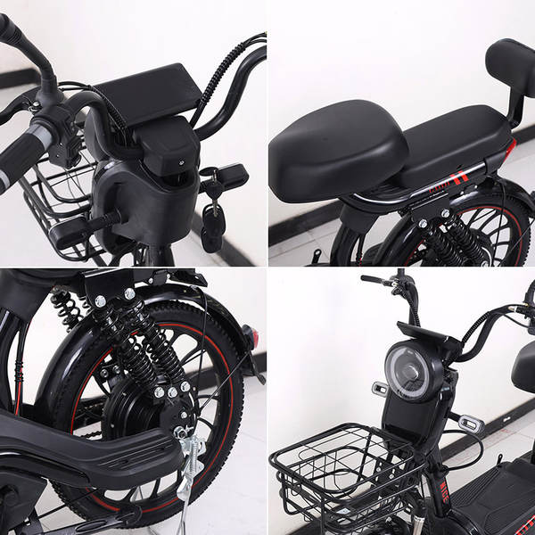 Carro elétrico de duas rodas de vento livre fábrica de comércio exterior caminhão de carga para adultos 48v bicicleta elétrica