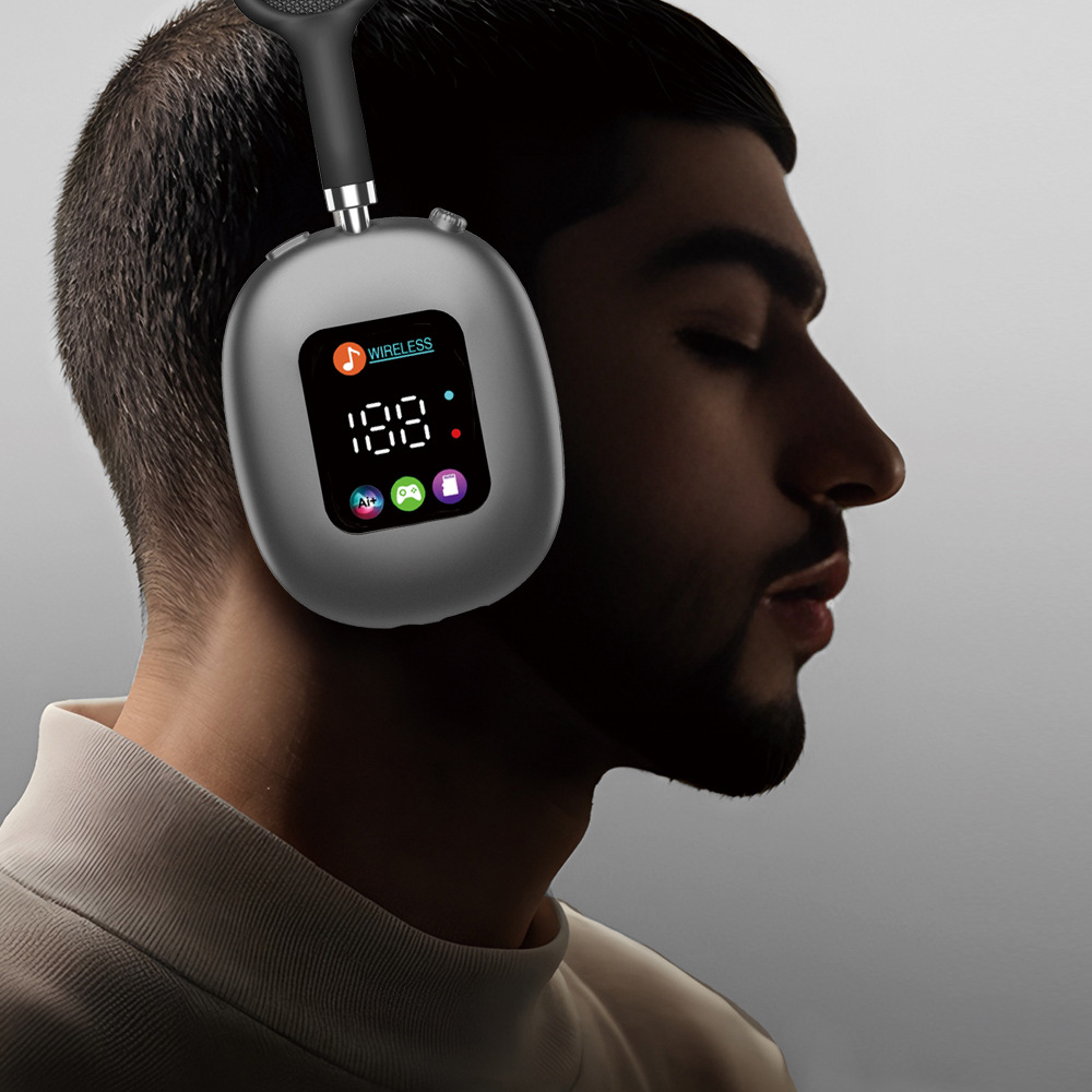 AKZ MAX600 é o novo fone de ouvido sem fio Bluetooth com tela digital RGB
