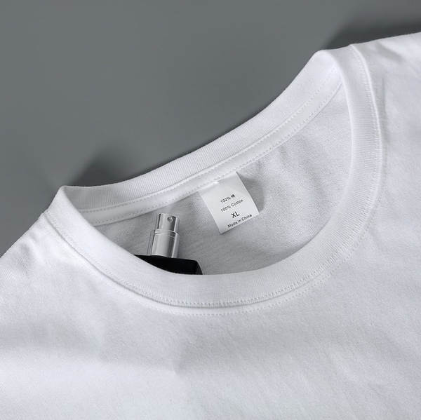 T-shirt de algodão branco e branco para homens e mulheres com camisa de roupa masculina de 220 gramas