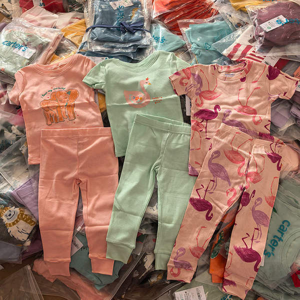 Car*ters nova roupa de casa para crianças 2 peças de roupa de cama para bebês de algodão puro